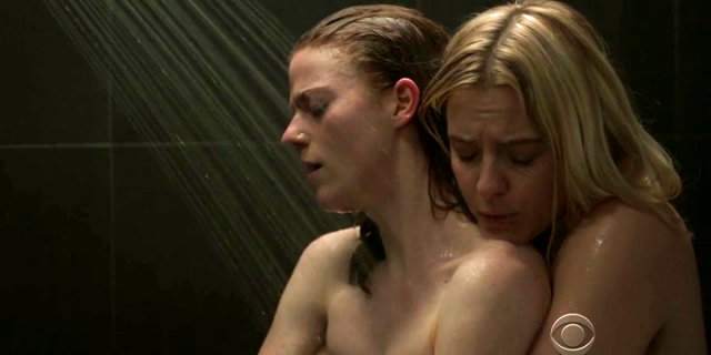 Lesbian In A Shower